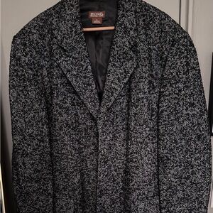 Michael Kors Black and Gray Trench Coat